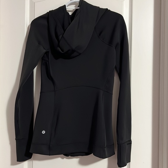 Black lululemon side zip up - Picture 2 of 2